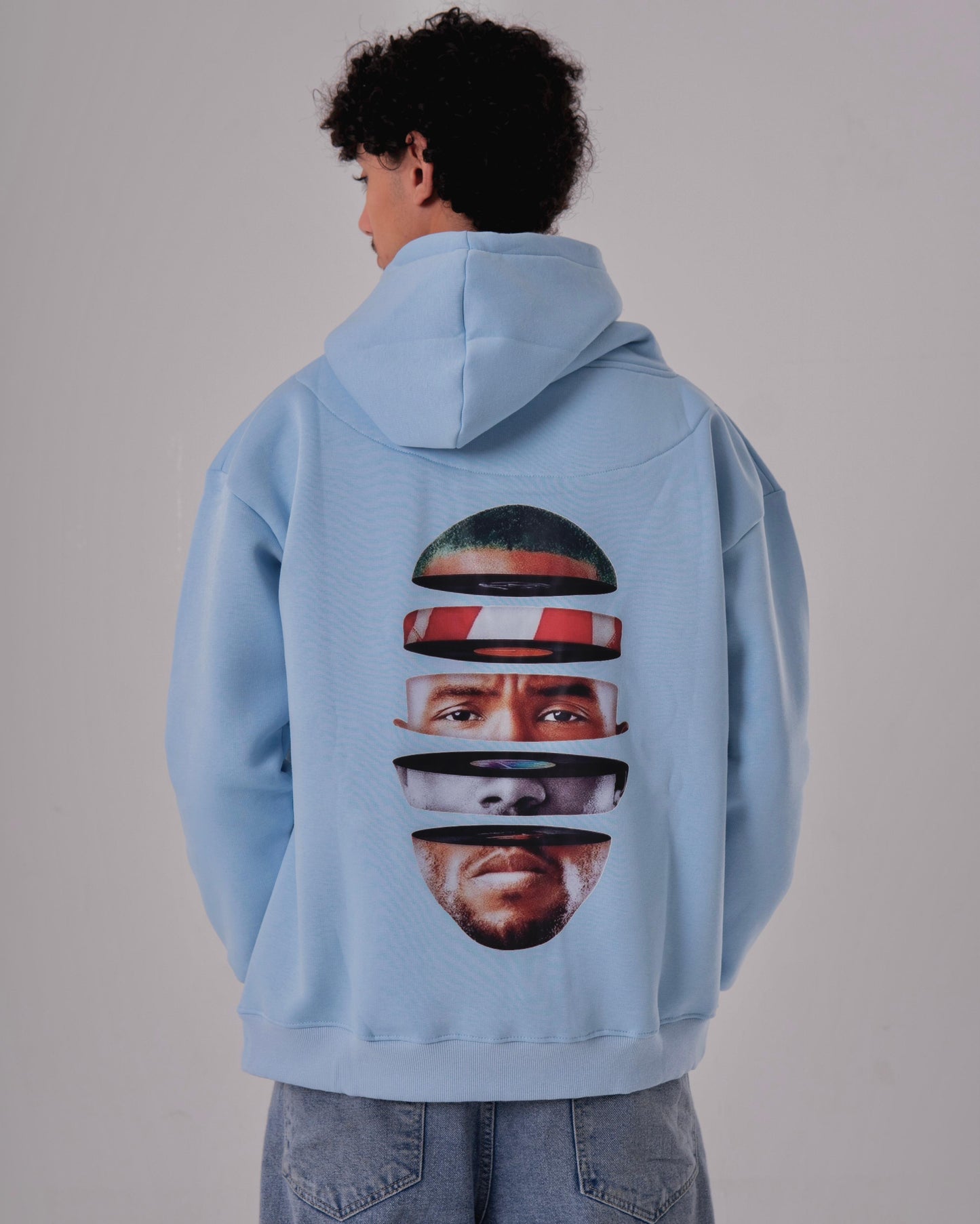 frank ocean hoodie in blue