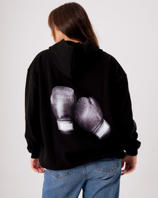 boxing gloves hoodie