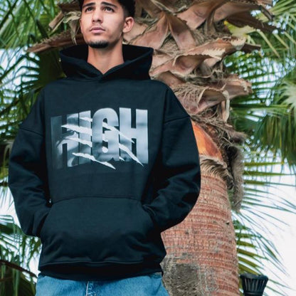 black high hoodie