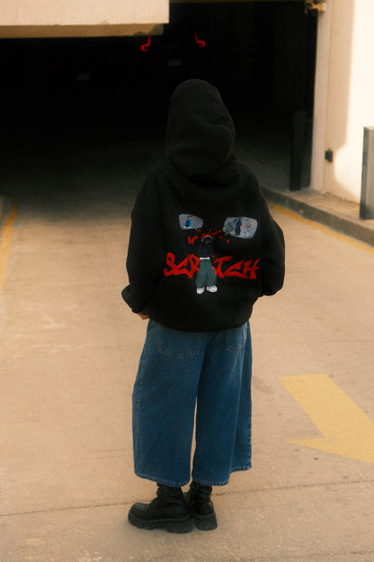 Street Style Hoodie in Black