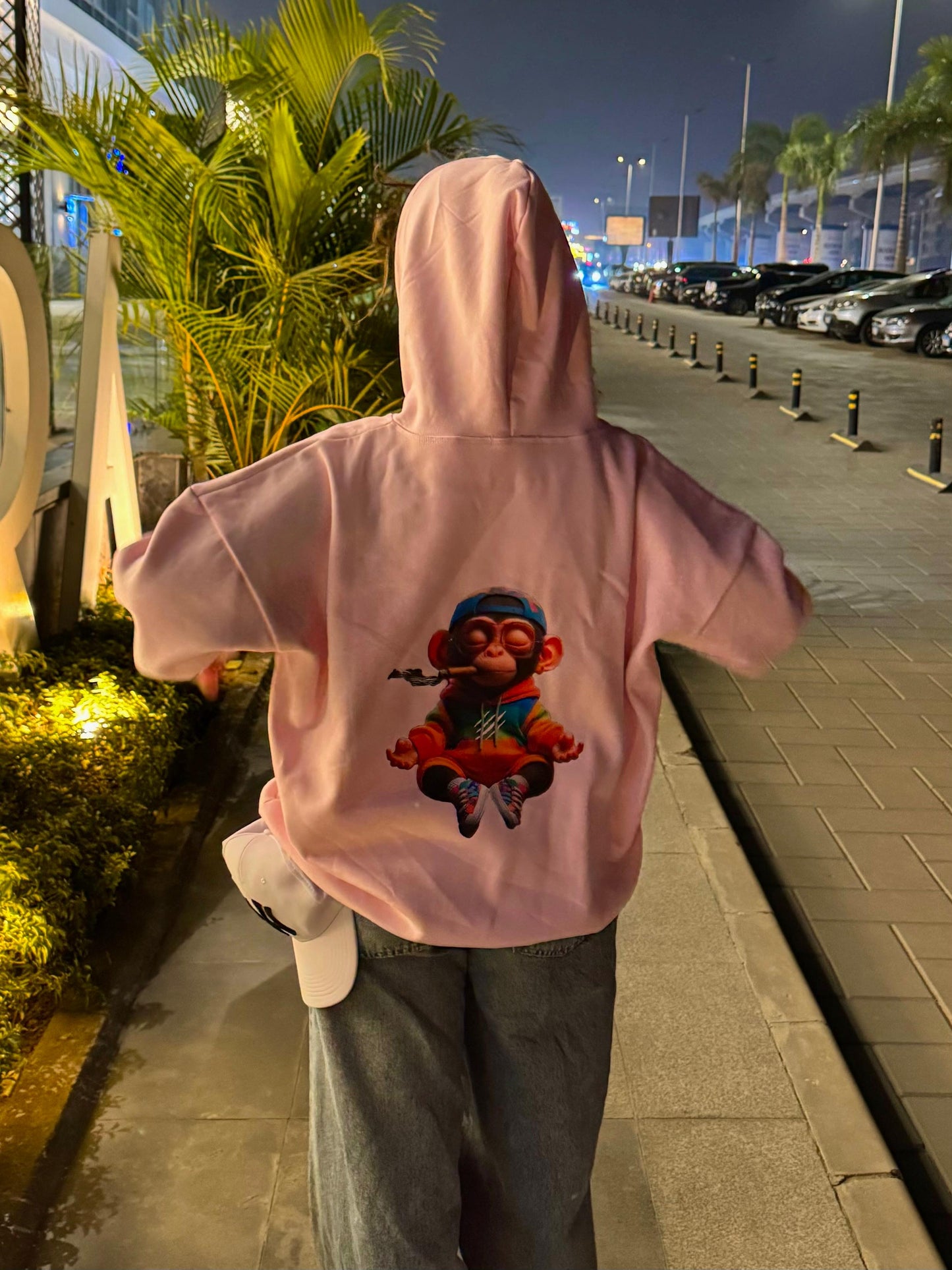 Zen Monkey in Pink